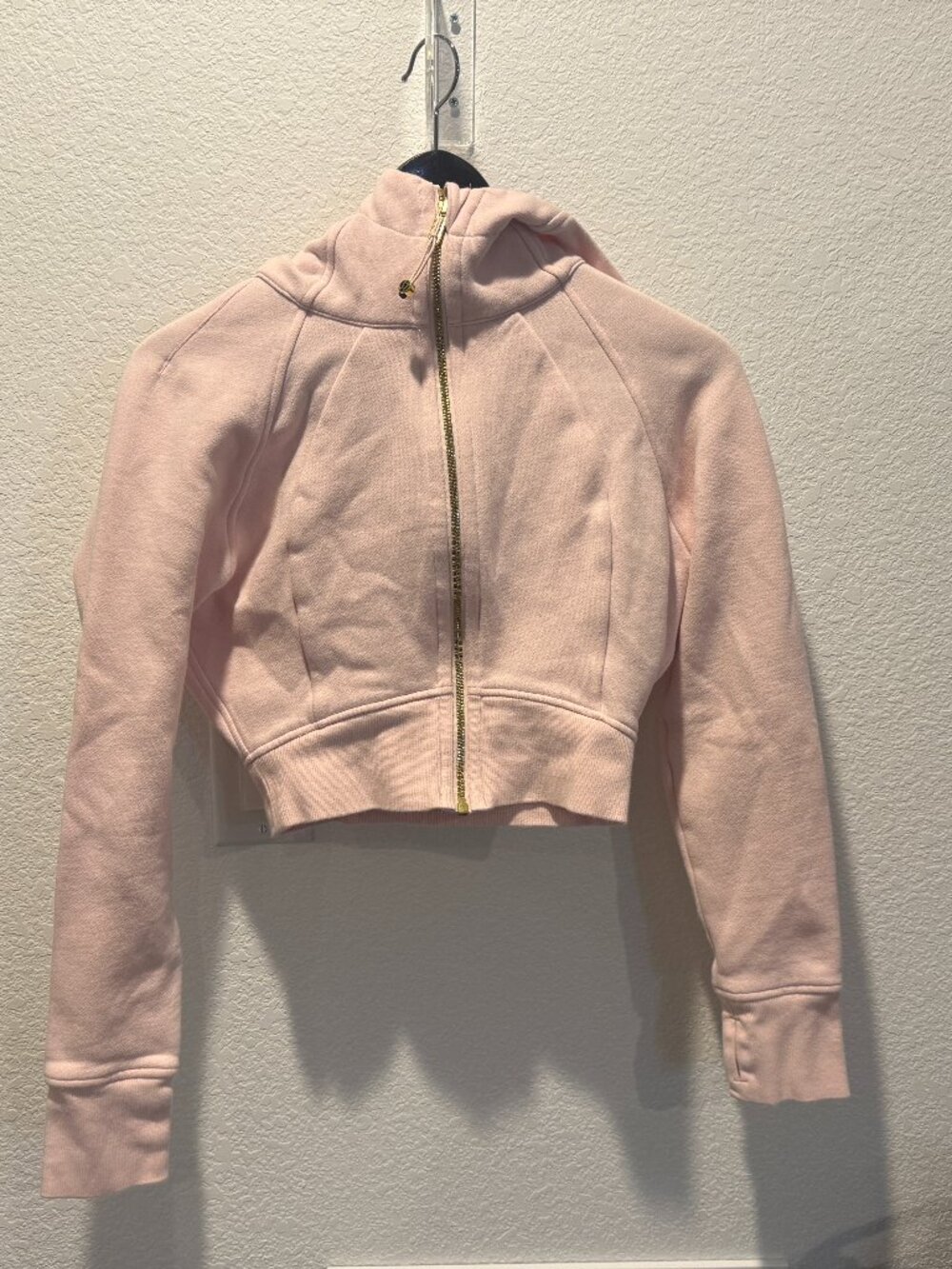 Lululemon Scuba Hoodie Pink & Gold Size 2